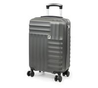 Pierre Cardin Soleil Cabin Grey Hard Shell Suitcase 8 Wheels & Tsa Lock