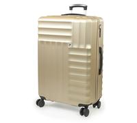 Pierre Cardin Soleil Hard Shell Suitcase Wheeled Luggage - Large - ABS - Champagne