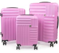 Pierre Cardin Soleil Wheeled Hard Sided Suitcase 3pc Luggage Set -