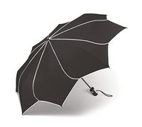 pierre cardin Umbrella Pocket Umbrella Open/Close Automatic Sunflower Black & White Edition Black, black, S