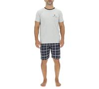 pierre cardin underwear Men's Pca/1/Enc/227 Pajama Set, Heather Grey/Black, XL