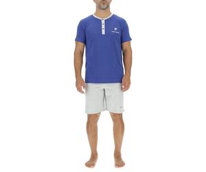 pierre cardin underwear Men's Pca/1/Enc/228 Pajama Set, Royal Blue/Light Grey, XL