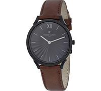 Pierre Cardin Unisex Analogue Watch Pigalle plissée with Leather Strap