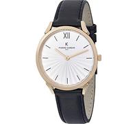 Pierre Cardin Unisex Analogue Watch Pigalle plissée with Leather Strap