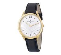 Pierre Cardin Unisex Analogue Watch Pigalle plissée with Leather Strap
