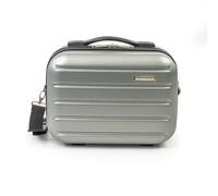 Pierre Cardin Voyager 10" Hardshell Vanity Case Lightweight Durable Cabin Luggage in Charcoal | Size: Mini Cabin Pierre Cardin Charcoal Mini Cabin