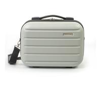 Pierre Cardin Voyager 10" Hardshell Vanity Case Lightweight Durable Cabin Luggage in Light Grey | Size: Mini Cabin Pierre Cardin Light Grey Mini Cabin