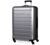 Pierre Cardin Voyager Hard Shell Lightweight Luggage 4 Wheel Durable Travel Suitcase in Grey | Size: XL Pierre Cardin Grey XL