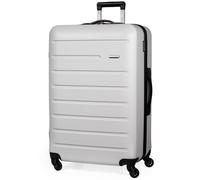 Pierre Cardin Voyager Hard Shell Lightweight Luggage 4 Wheel Durable Travel Suitcase in Light Grey | Size: XL Pierre Cardin Light Grey XL