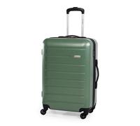 Pierre Cardin Voyager Hard Shell Travel Suitcase Cabin Luggage Medium Green