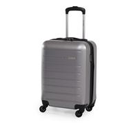 Pierre Cardin Voyager 19 Inch Suitcase - Hard Sided Cabin Approved BA Travel Luggage with 4 Spinner Wheels Weight 3kg 38.9L Height 54.4cm Fits 55x45x35 Cage CL893, Charcoal Grey