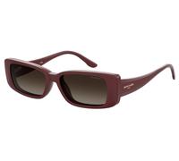 Pierre Cardin Woman Pierre Cardin P.C. 8534/CS LHF/LA Sunglasses Acetate Bordeaux Brown Squared Polarized Shaded