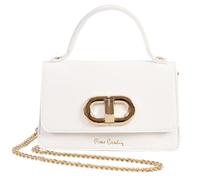Pierre Cardin Women's Bag, Genuine Leather, Small, Shoulder Bag, Shopper, Multifunction, Elegant, Women's Bag, Shopper, Shoulder Bag, Multi-Function, Women's Handbags, Shopper, Shoulder, White