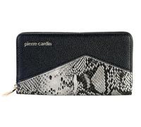 PIERRE CARDIN Women's Faux Leather Wallet, Beautiful, Large, Spacious, Leather, Gift, Wallet with Coin Pocket, Banknote Holder, Girl Wallet, Black, L, Contemporary