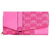 Pierre Cardin Women's Faux Leather Wallet, Fuchsia, Spacious, 10+ Credit Card Slots, Coin Purse, Button Closure, Gift Option