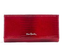 PIERRE CARDIN Women's Genuine Leather Wallet, Beautiful, Large, Spacious, Leather, Gift, Wallet with Coin Pocket, Banknote Holder, Girl Wallet, red, L, elegant