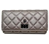 Pierre Cardin Women's Large Leather Wallet With Coin Purse, Banknote Holder - Beautiful, Spacious Gift for Girls (Pewter)