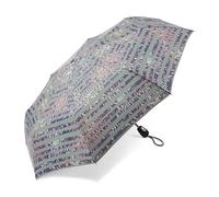Pierre Cardin Women's Umbrella Pocket Umbrella Open-Close Automatic Jade Stripe, jade pastel