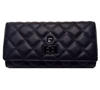 Pierre Cardin Women's Wallet, Brown, Spacious, Faux Leather, Gift, Bi-Fold, 10 Card Slots, Coin & Paper Money Compartments, Adult Women's Fashion Wallet