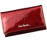 Pierre Cardin Women's Wallet Made from 100% Genuine Natural Leather Big Change Pocket with Closure Card Slots Comfortable Functional Elegant Modern Colour Red