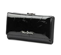 Pierre Cardin Women's Wallet Made from 100% Genuine Natural Leather Big Change Pocket with Closure Card Slots Comfortable Functional Elegant Modern Colour Black