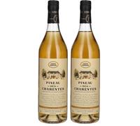 Pierre Ferrand Pineau Des Charentes | Flavours of Peaches, Almonds & Vanilla | Enjoy as an Aperitif or Dessert Wine | 75cl | 17% ABV (Pack of 2)