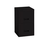 Pierre Henry Metal 2 Drawer Maxi Filing Cabinet A4 Black, Black
