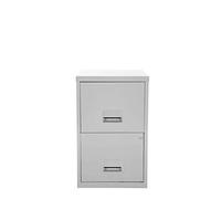 Pierre Henry 95147 - Filing Cabinet with 2 Drawers, Grey
