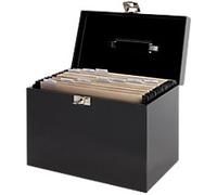 Pierre Henry Filing Box A4 20 Files Metal Black