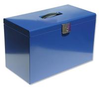 Pierre Henry Homefile Metal for Suspension A4 or Foolscap W420xD220xH290mm Blue Ref 040122