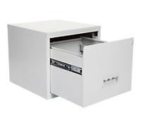 Pierre Henry Maxi Steel Filing Cabinet with 1 Lockable Drawer 400 x 400 x 360 mm Grey