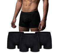 Pierre Klein Mens Cotton Boxer Shorts 3 Pack - 95% Cotton Stretch Trunks, Breathable Mens Underwear, Soft No Roll Waistband, 4 Way Stretch, Everyday Boxers Essential