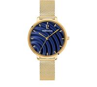 Pierre Lannier Betty Ladies Watch Blue Dial Gold Milanese Steel Bracelet, Blue, One Size