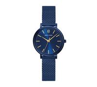 Pierre Lannier - Essential Watch - Quartz Watch Movement - Case Thickness: 7.6 mm - Case Width: 33 mm - Stainless Steel - 3 ATM, Blue, 33, Bracelet
