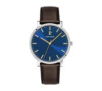 Pierre Lannier Men's Analogue Quartz Watch with Leather Strap 217G164, Blue, Strap