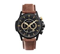 Pierre Lannier Men's Analogue Quartz Watch with Leather Strap 237F434, Black, Strap