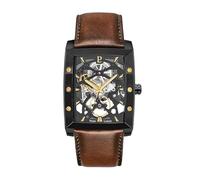 Pierre Lannier Men's Analogue Quartz Watch with Leather Strap 339A434, Brown, Strap