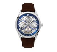 Pierre Lannier Monarck Automatic Watch, Blue, 43, Strap