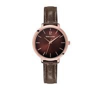 Pierre Lannier Montre Femme Cuir Chocolat Collection Chouquette