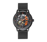 Pierre Lannier Paddock Watch - Automatic - Orange Milanese Mesh - 22mm