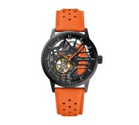 Pierre Lannier Paddock Watch - Woman - Automatic - Orange Leather