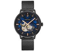 Pierre Lannier Trio 335B469 - Man - 42 mm - Analogue - Automatic - Mineral Glass Black/Blue 20 mm