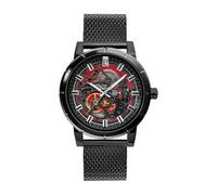 Pierre Lannier - Watch Automatic Automatic - Automatic Movement - Case Thickness: 13.7 mm - Case Width: 44 mm - Stainless Steel - 5 ATM, black, 45, Bracelet