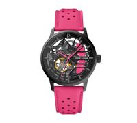 Pierre Lannier Women's Watch Automatic Paddock Leather Pink