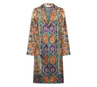 Pierre-Louis Mascia silk single-breasted coat - Neutrals XS-S-M-L-XL