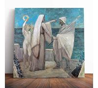 Pierre Puvis de Chanes Study for Patriotism Canvas Print | Gallery Wrapped 30mm Frame Wall Art | 20x20 inches | Ready to Hang | Contemporary Picture | Living Room Bedroom Lounge Office