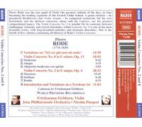 PIERRE RODE: VIOLIN CONCERTOS NOS. 2 AND 8 NEW CD