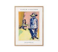 Pierrot and Colombine 70x100 Poster