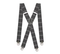 Pierrot Mens Braces Premium with Very Strong Clips - One Size Adjustable and Elastic Braces, Reinforced Elastic Band - Wide Heavy Duty Suspenders for Men Trousers