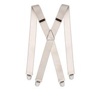 Pierrot Mens Braces Premium with Very Strong Clips - One Size Adjustable and Elastic Braces, Reinforced Elastic Band - Wide Heavy Duty Suspenders for Men Trousers
